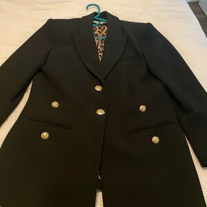 Veronica Beard black dickie blazer